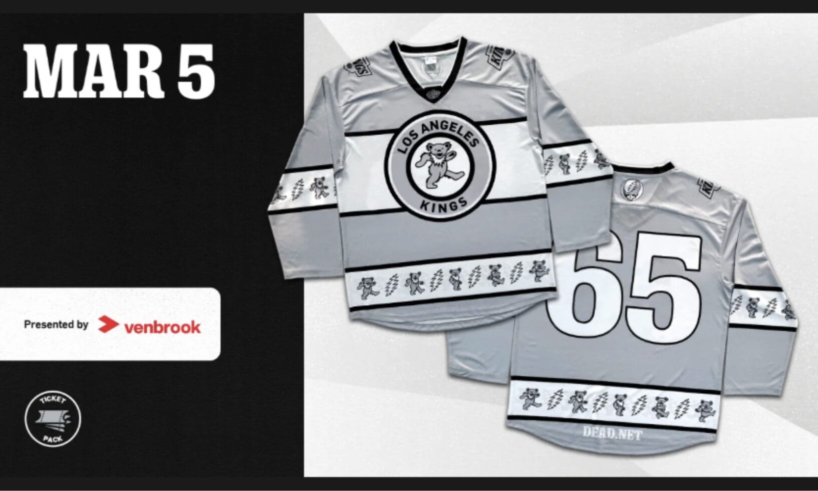 LA Kings to Host Grateful Dead Night During Face-Off Against New York Islanders